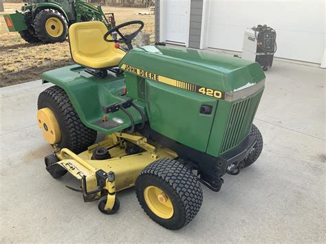 00 Auction Ended: Wed, May 25, 2022 2:13 PM Financial Calculator Drive: 2WD Engine Horsepower: 31 HP Serial Number: M00420X476171 Condition: Used Updated: Wed, May 25, 2022 2:28 PM Online Auction <b>AuctionTime. . John deere 420 garden tractor for sale
